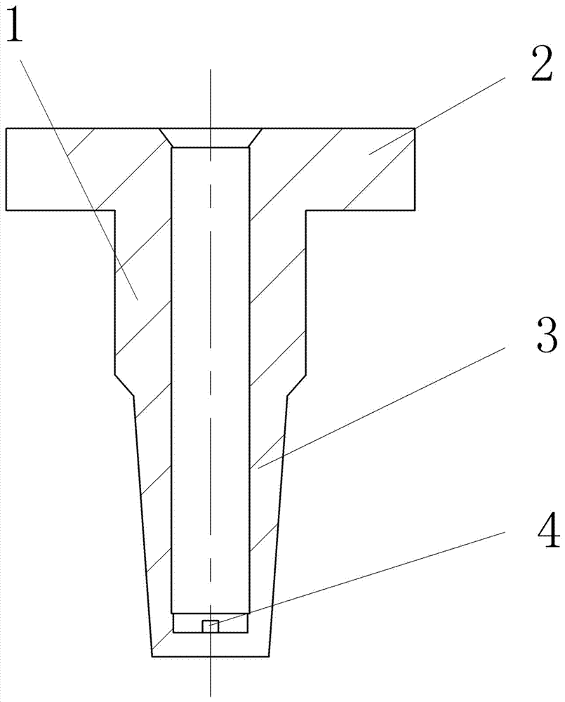 Machining method for tapered shaft sleeve