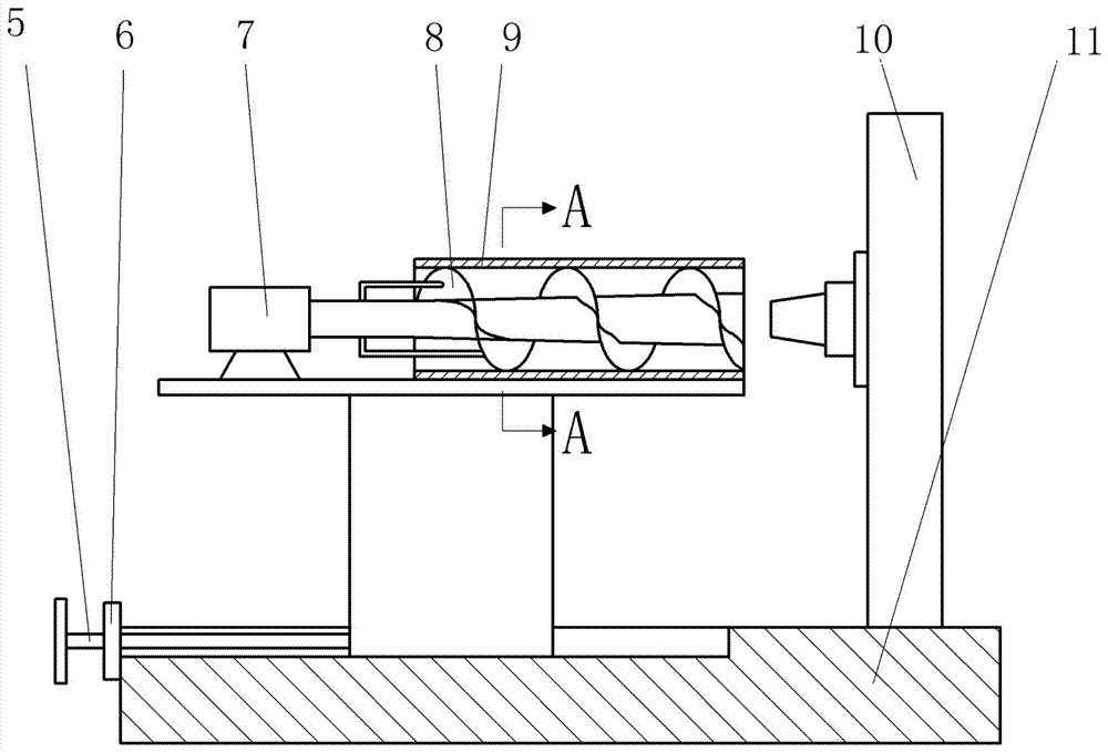 Machining method for tapered shaft sleeve