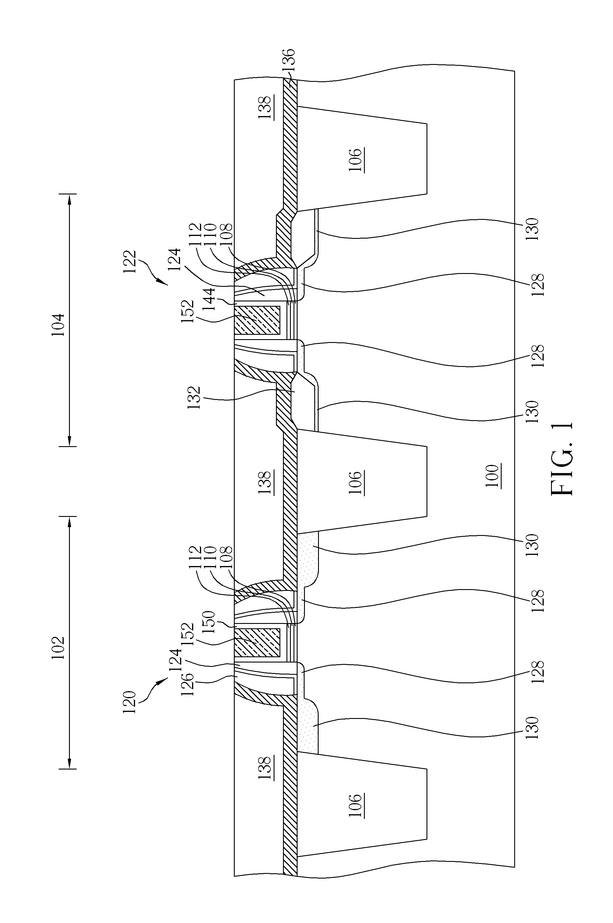 Structure of electrical contact and fabrication method thereof