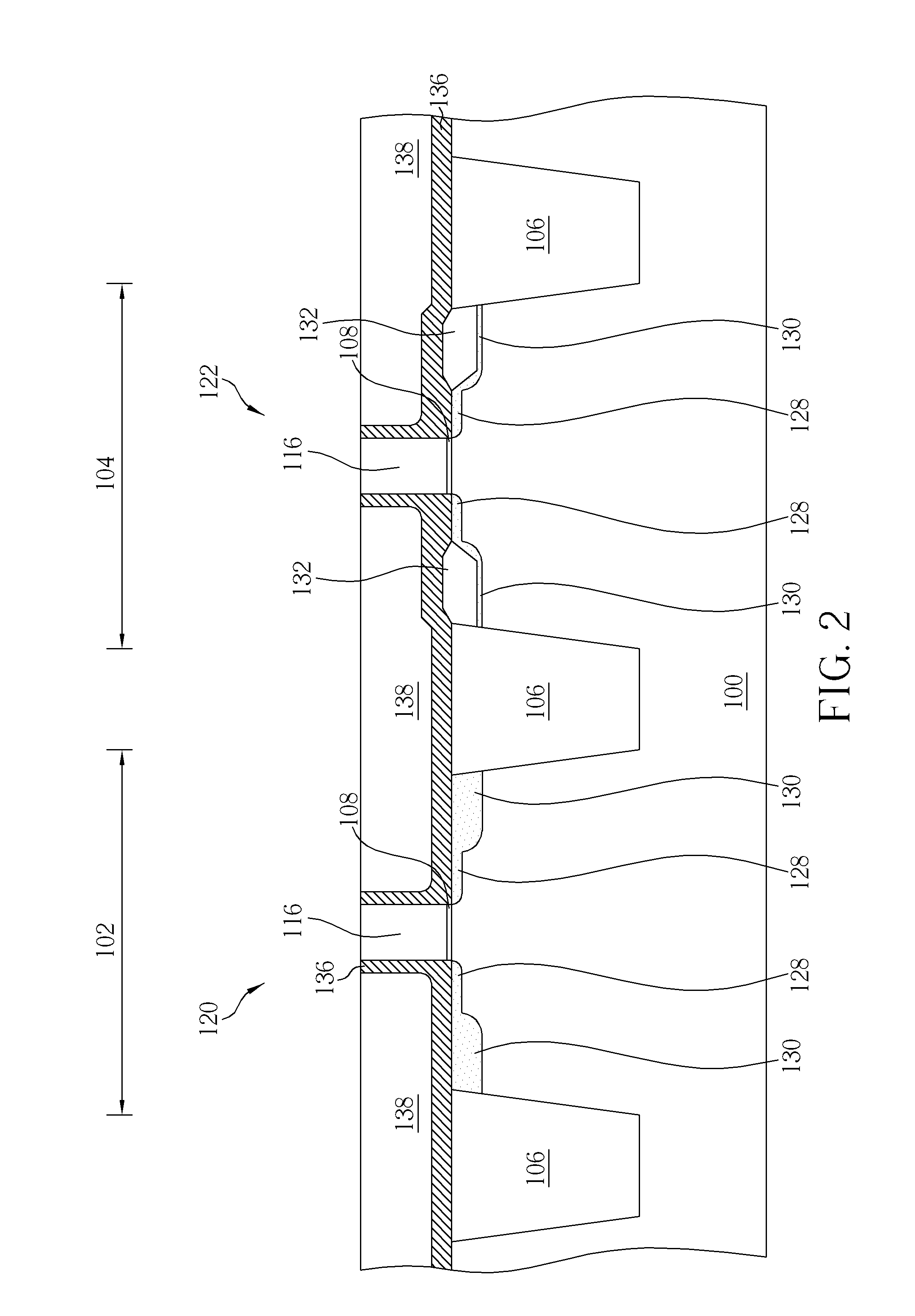 Structure of electrical contact and fabrication method thereof