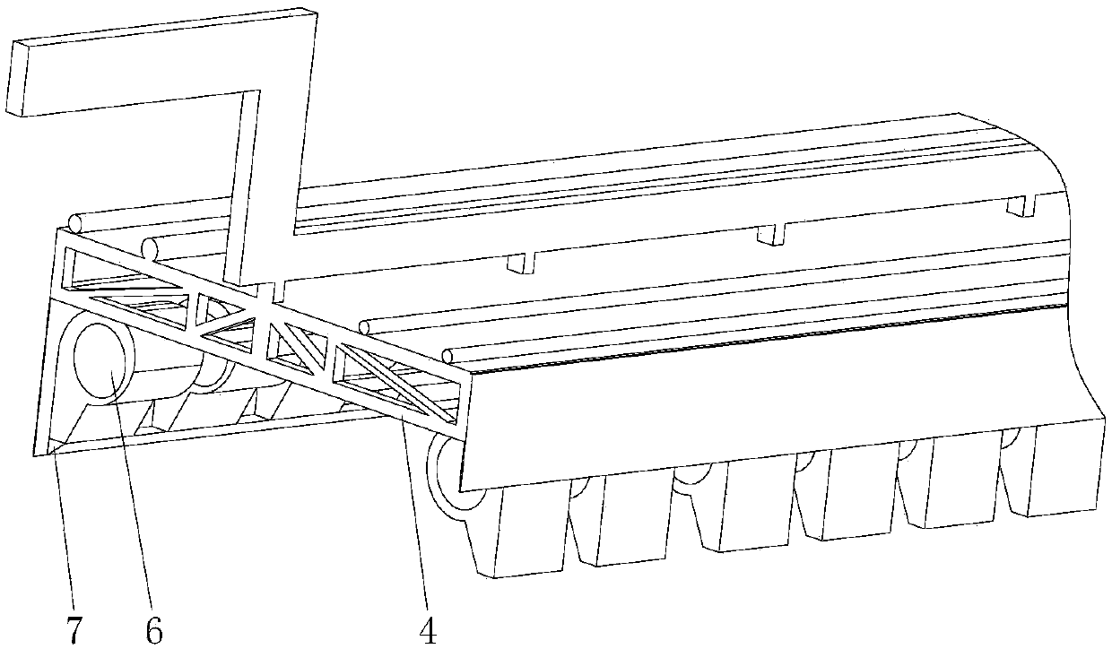 Air curtain type heat-insulation and heat-equalizing structure for fiber pipeline winding forming machine