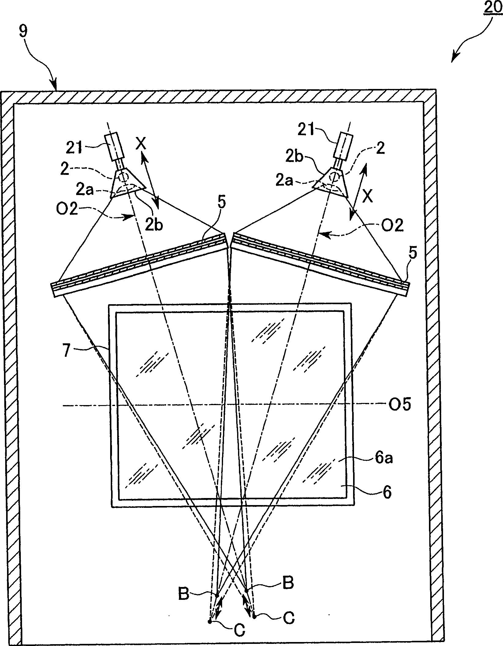 Appearance checking device and method