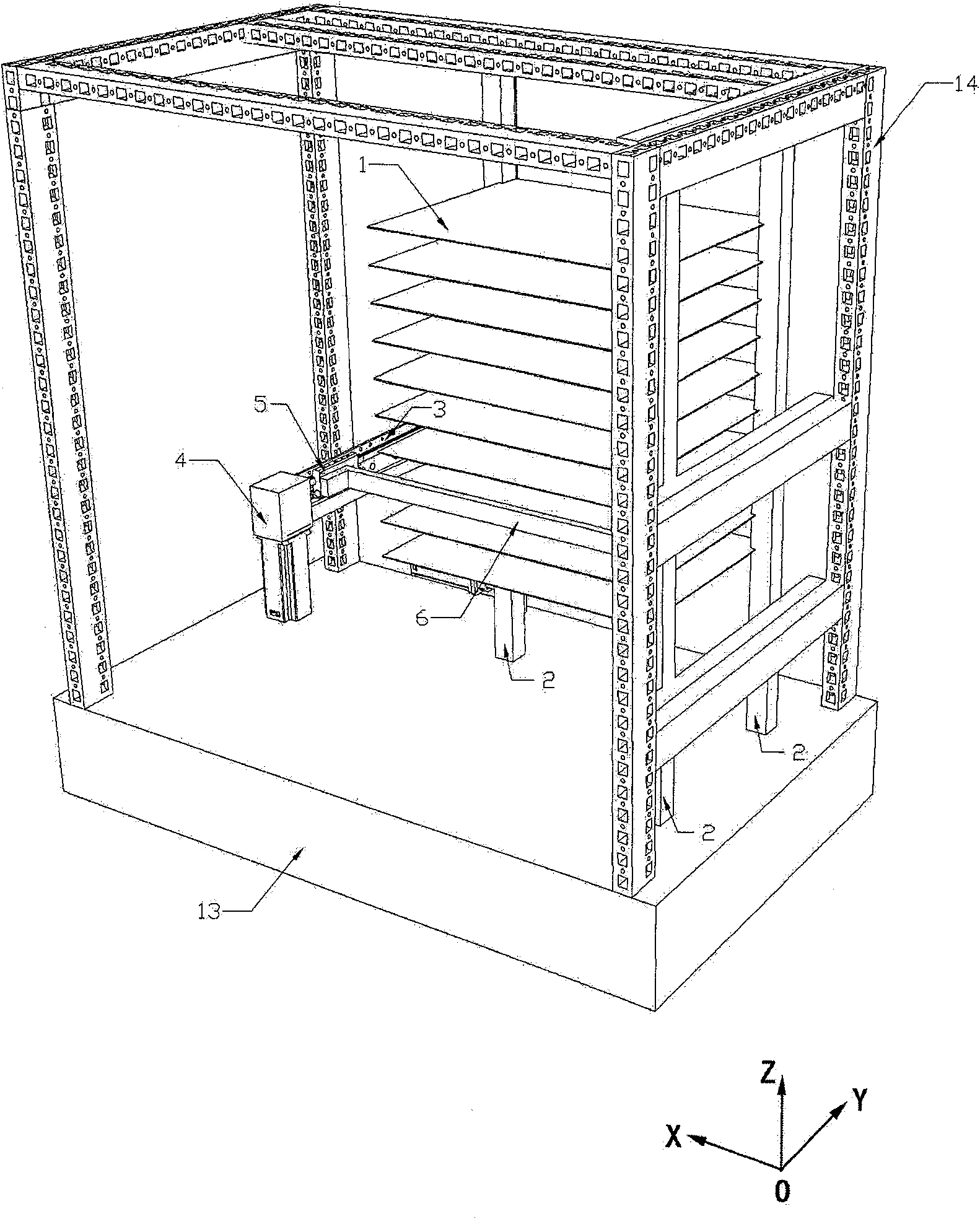 Storage and output device of flat things