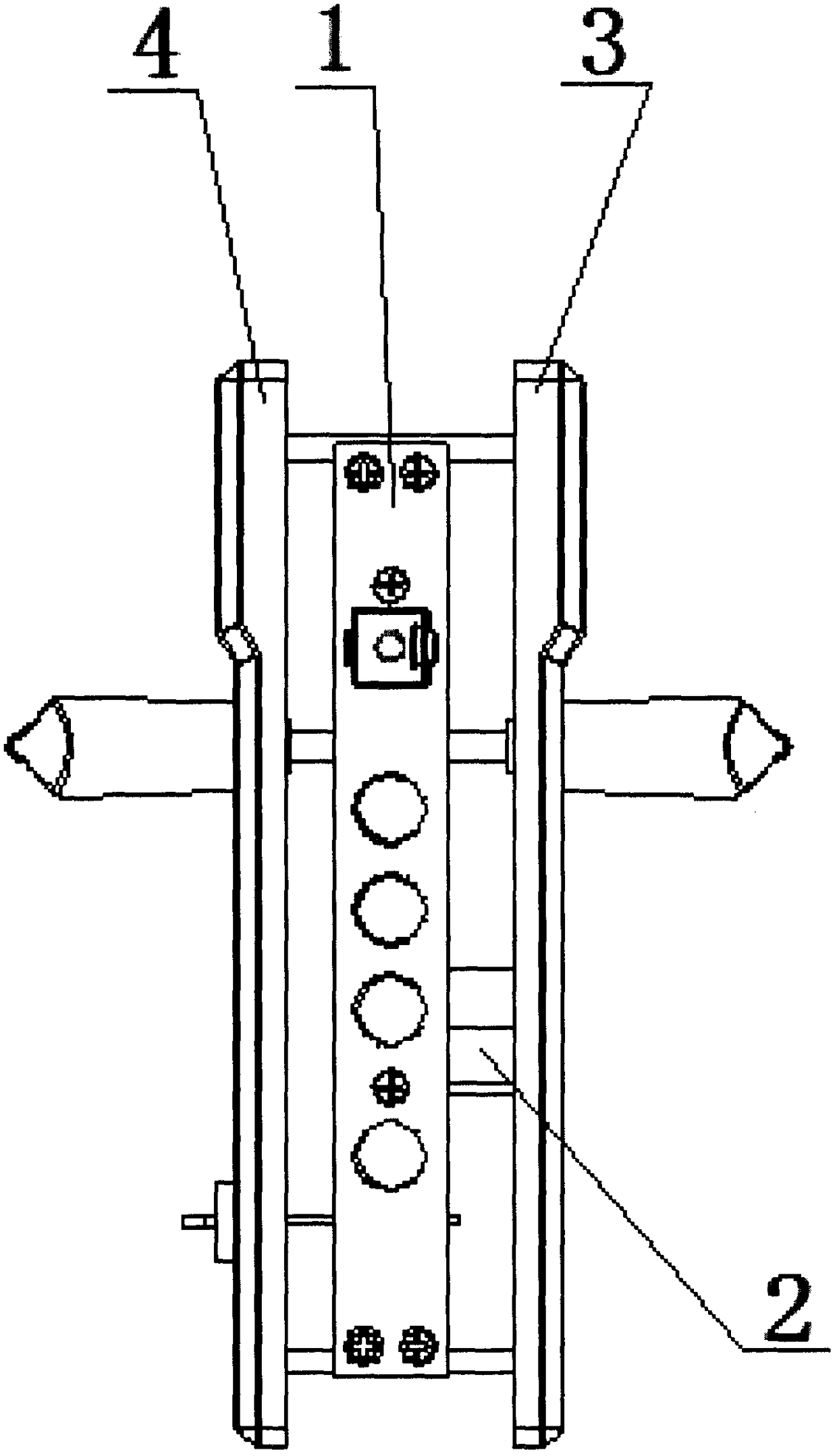 Integrated lock structure with back-locking function