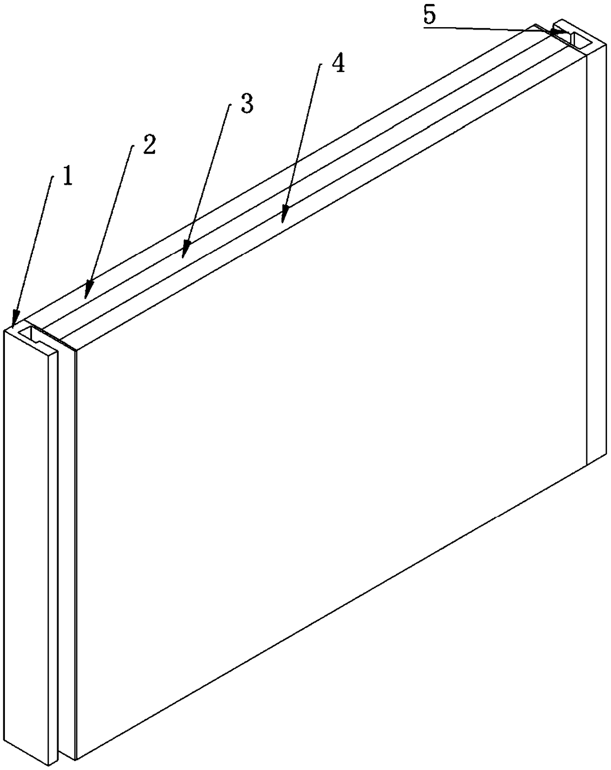 Thermal insulation wall for building energy saving