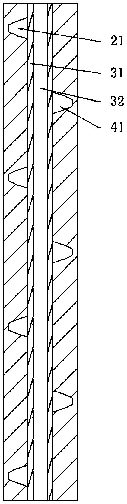 Thermal insulation wall for building energy saving