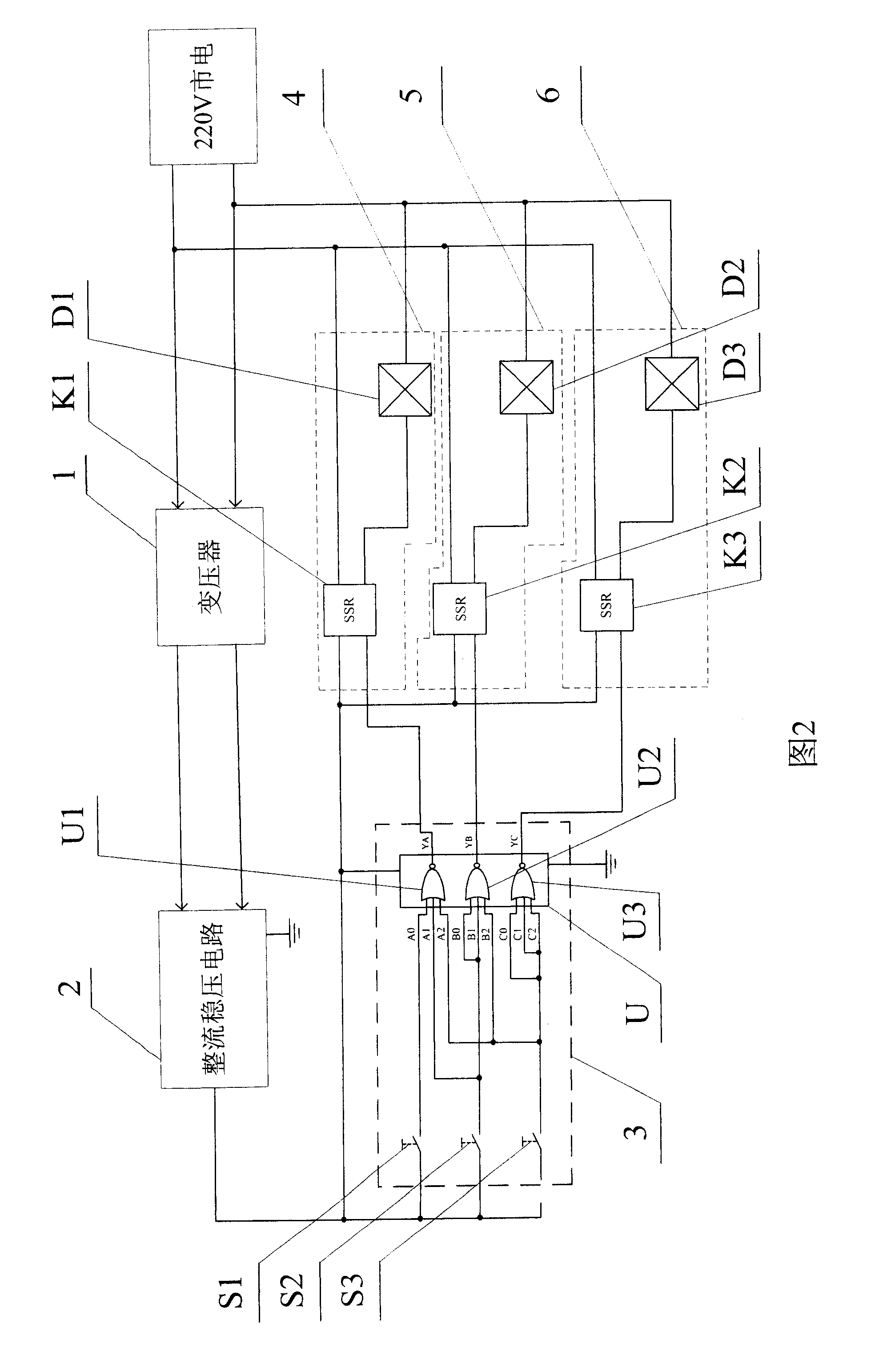 Digital type multiple gears synchronous flow-control system