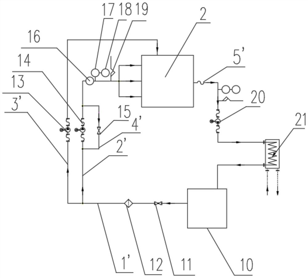 Test device and method for gas turbine lower transmission case test