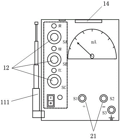 Tester for secondary polarity test of remotely-controllable mutual inductor