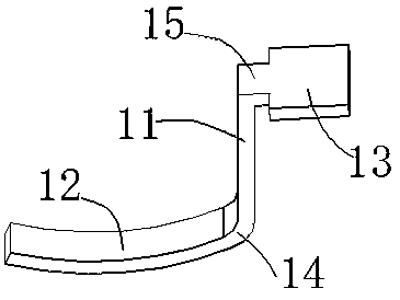 Four leaf spring structure of surgical instrument and its installation method