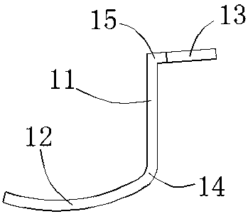 Four leaf spring structure of surgical instrument and its installation method