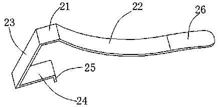 Four leaf spring structure of surgical instrument and its installation method