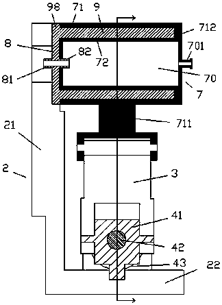 An air conditioner condensate discharge device with guide chute