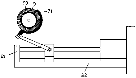 An air conditioner condensate discharge device with guide chute