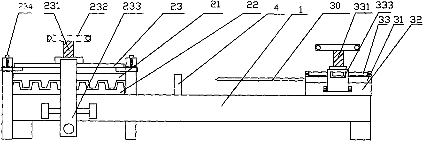 Boring machine of negative-pressure conduction lapping material