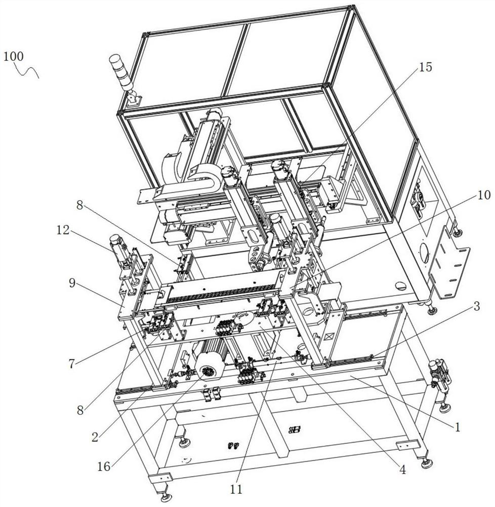 Equipment and system for assembling air uniformizing cavity in tuyere and outer frame