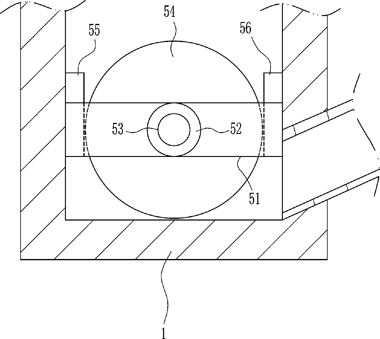 Powder mill for producing activated carbon