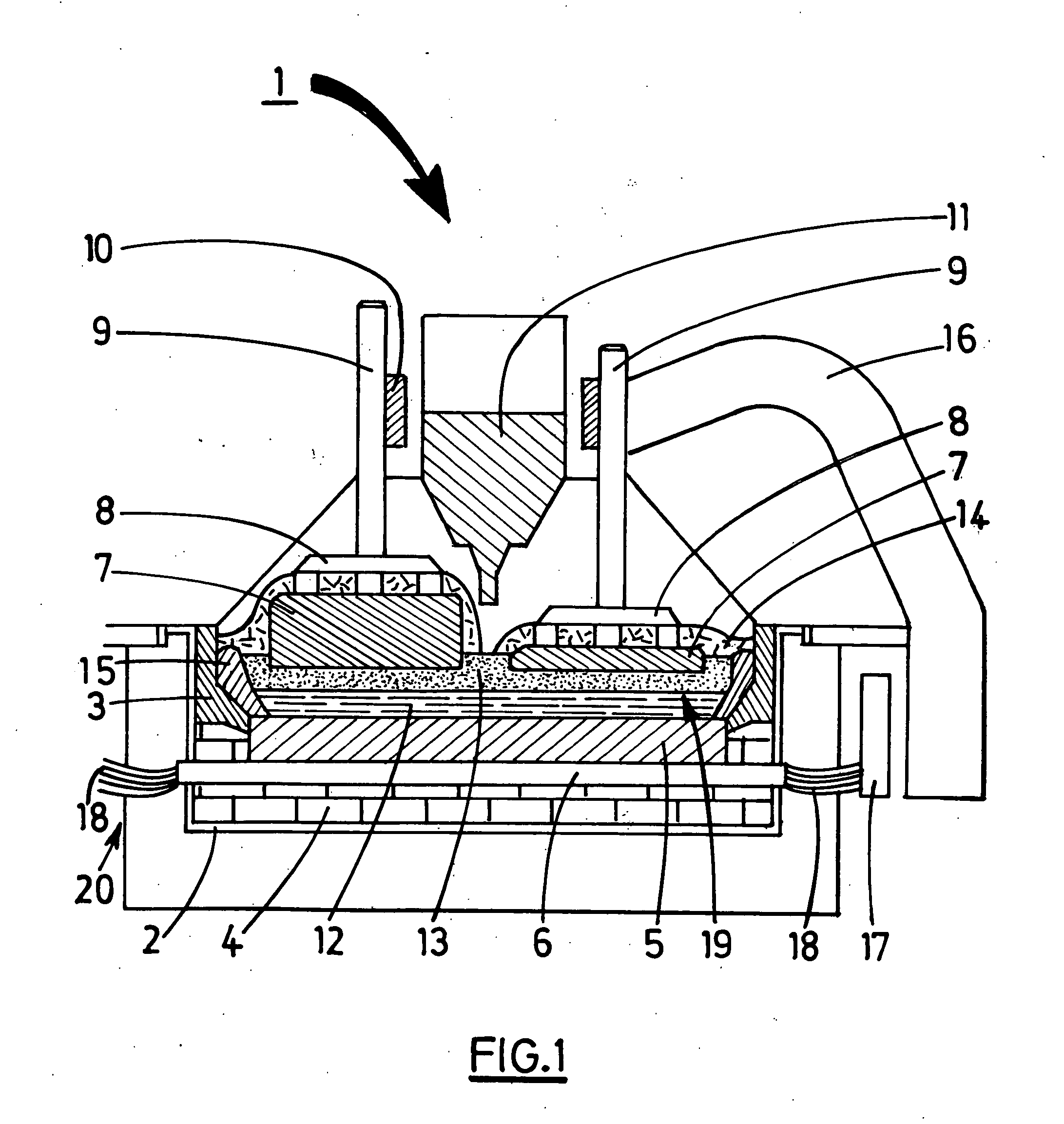 Method and system for cooling an electrolytic cell for aluminum production