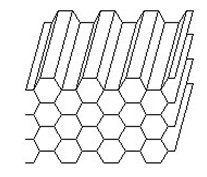 One-step folding forming method for honeycomb paper