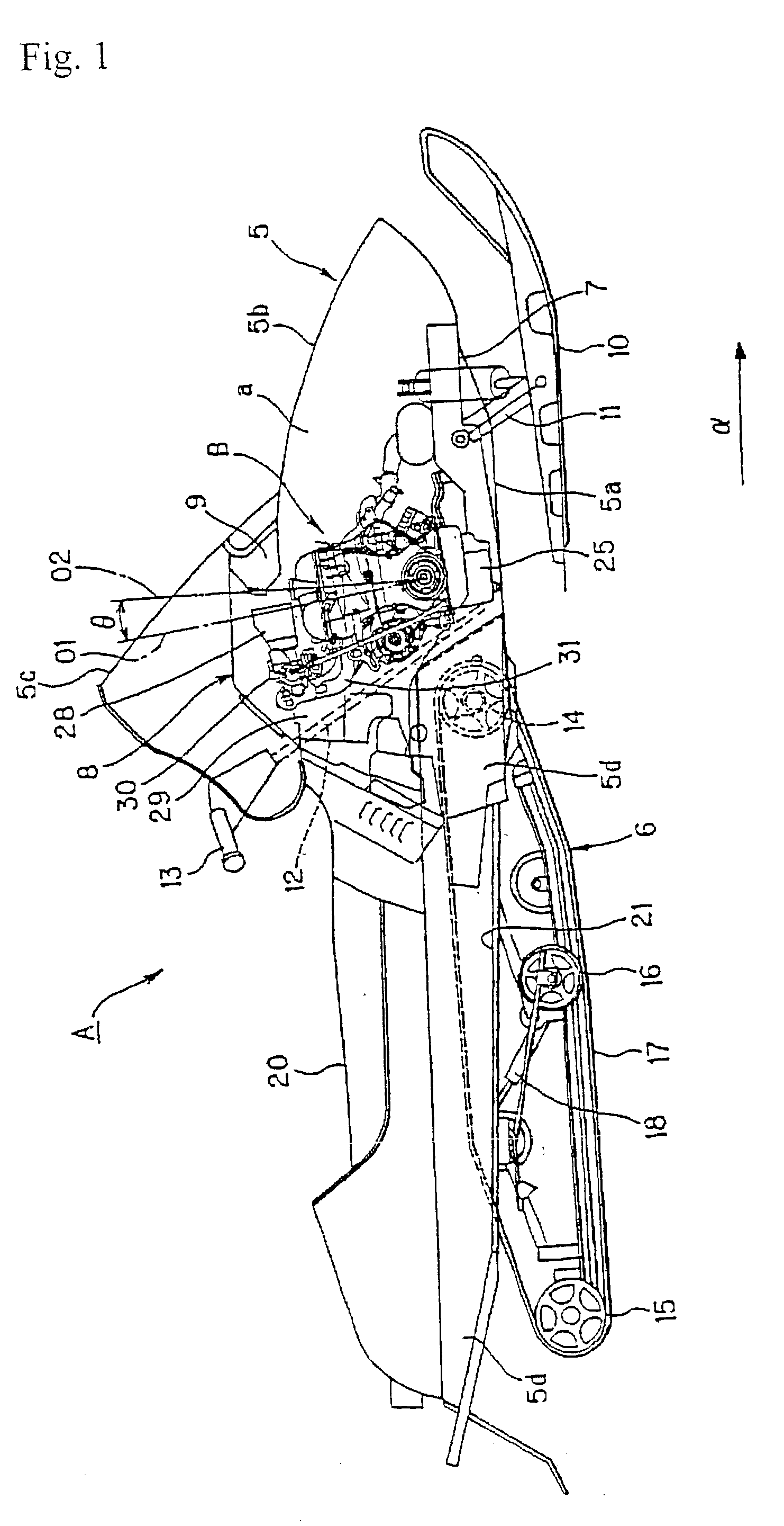 Vehicle-mounted four-cycle engine control device