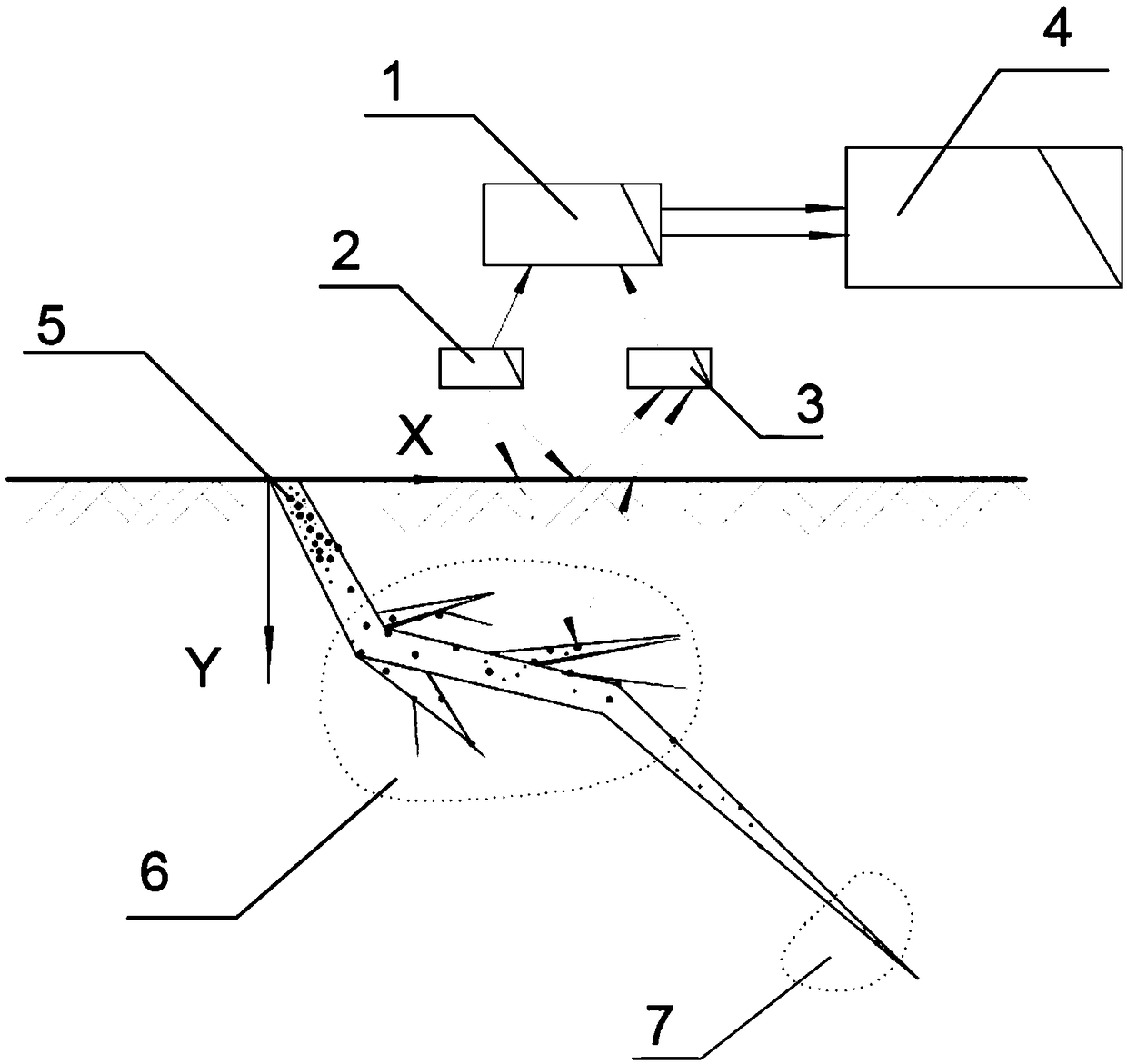 Preparation method for fracture developer and method for applying fracture developer to detection of rock fractures