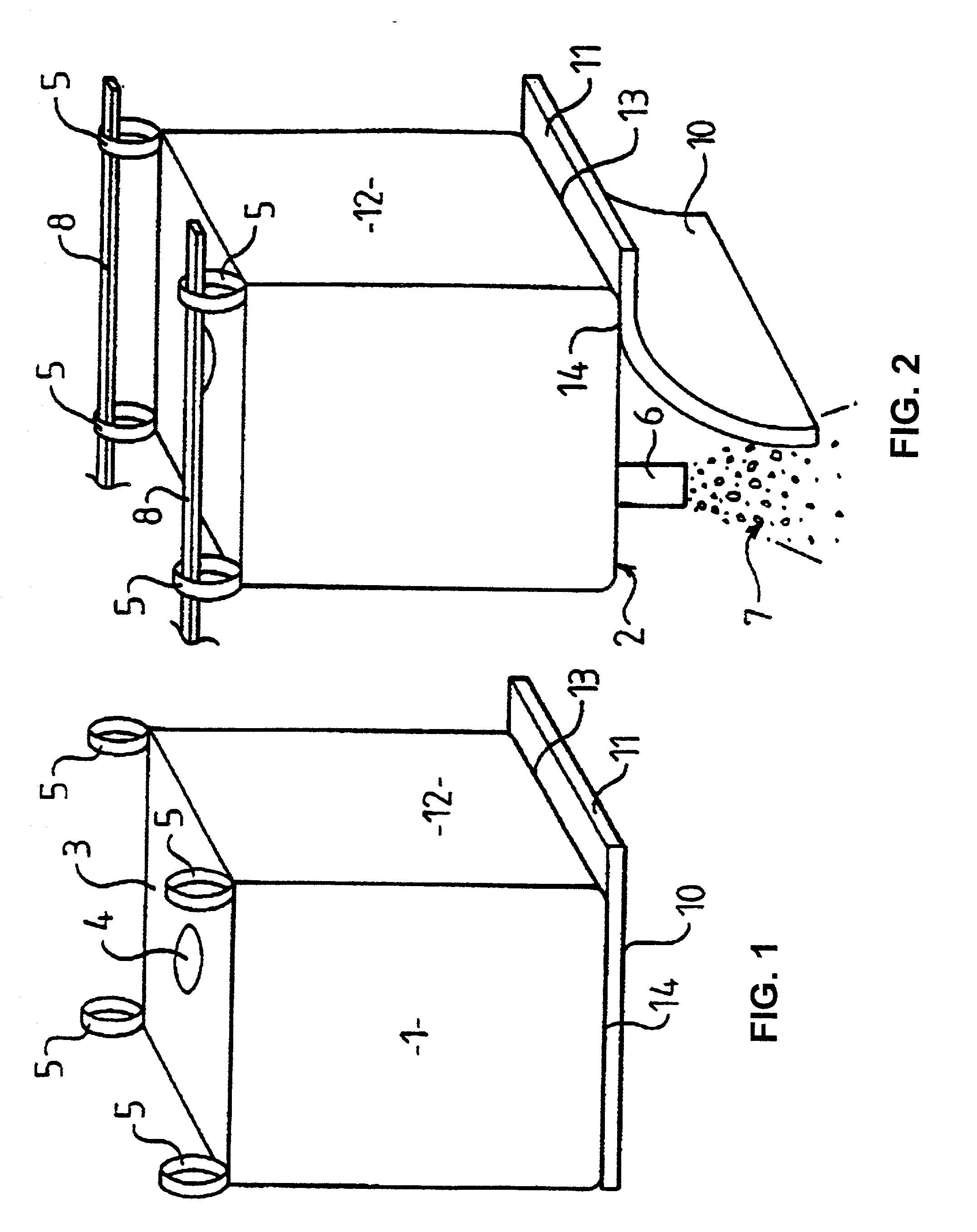 Contained with repositionable slip-sheet to cover outlet