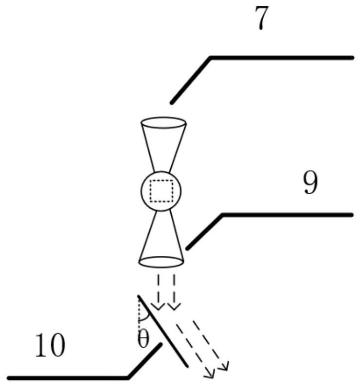 Space robot capable of reducing influence of wake flow of attitude engine and working method of space robot