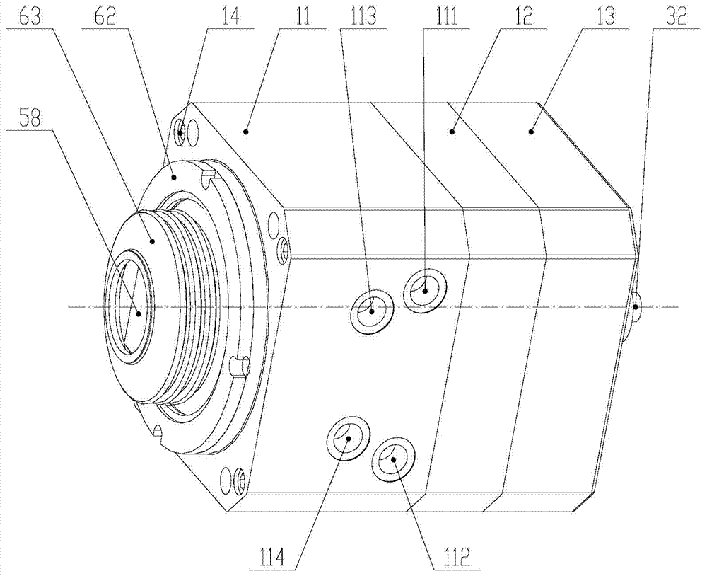 Brake cylinder of hydraulic brake device of railway vehicle