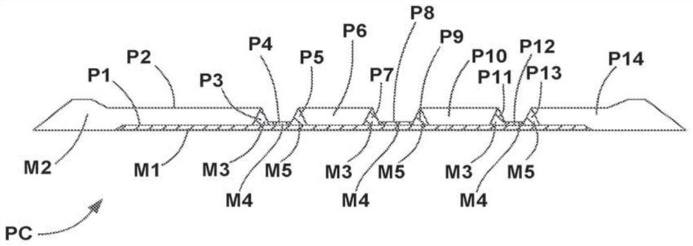 Method for manufacturing profiles by winding variable-section strips