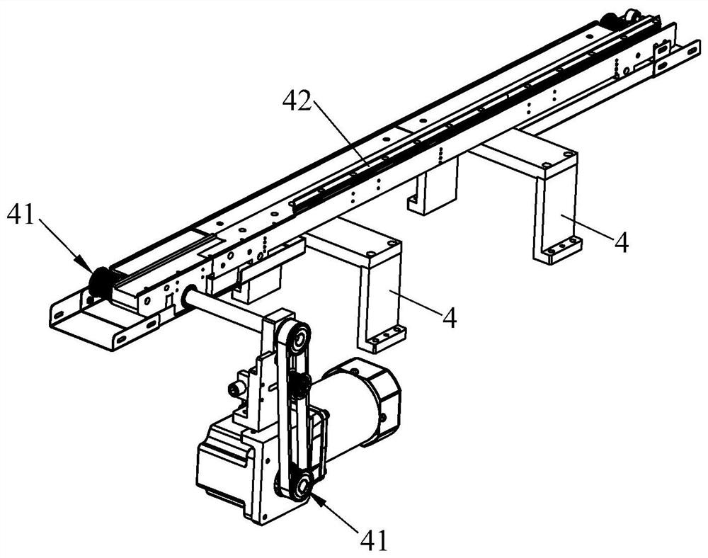 Carrier conveying mechanism