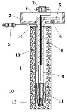 Coal bed methane drainage and gas recovery device