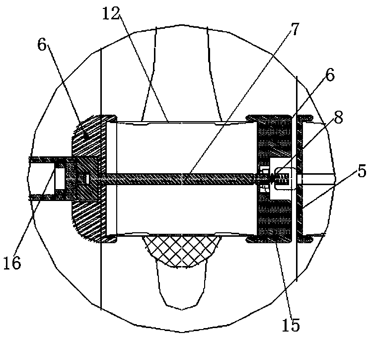 Assembling tool for GIL post insulator test