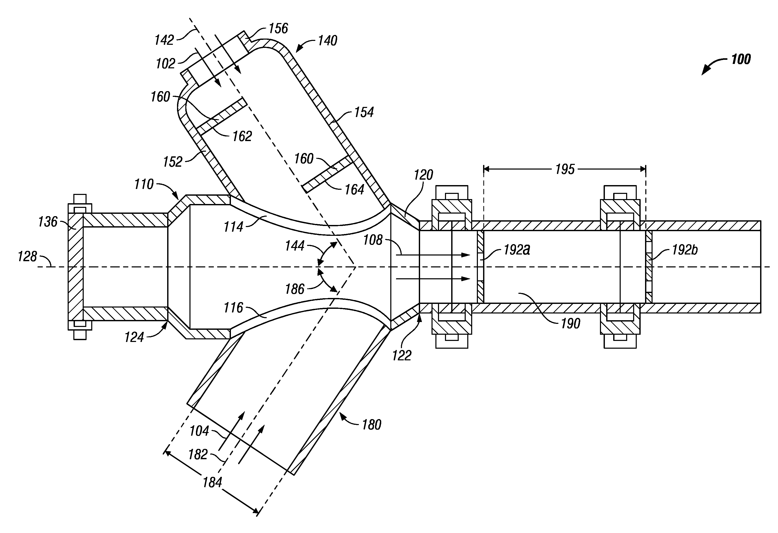 Apparatus for homogenizing two or more fluids of different densities