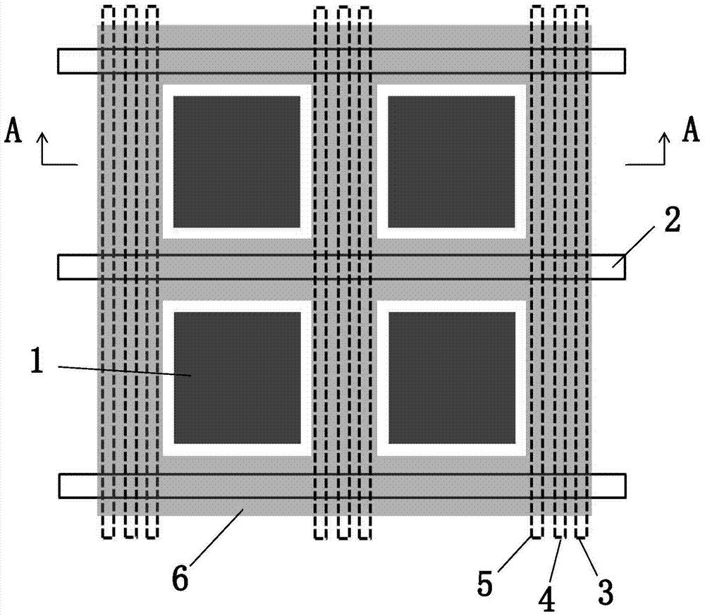 A cmos image sensor pixel unit array