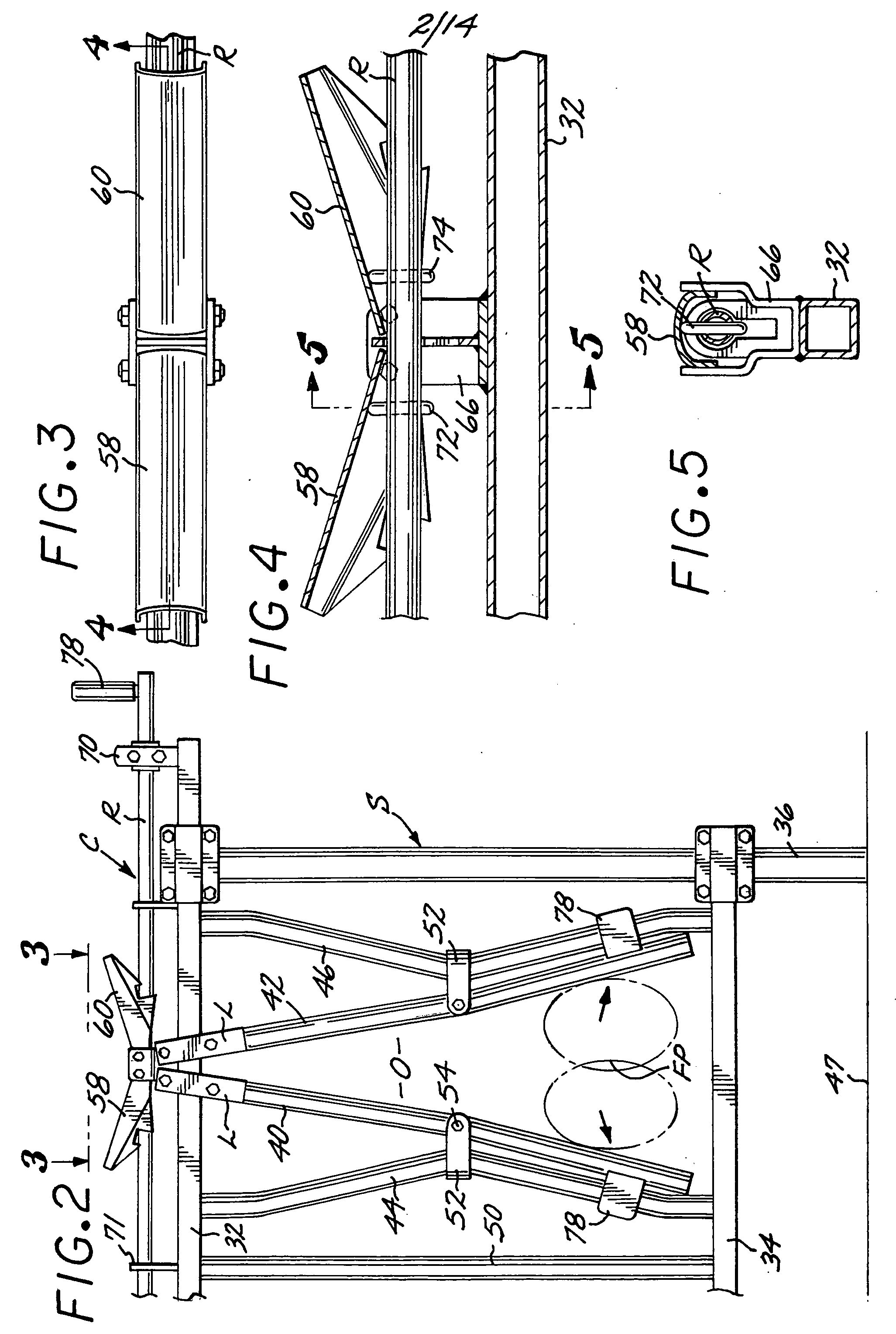 Double-release bar for a cow stanchion apparatus