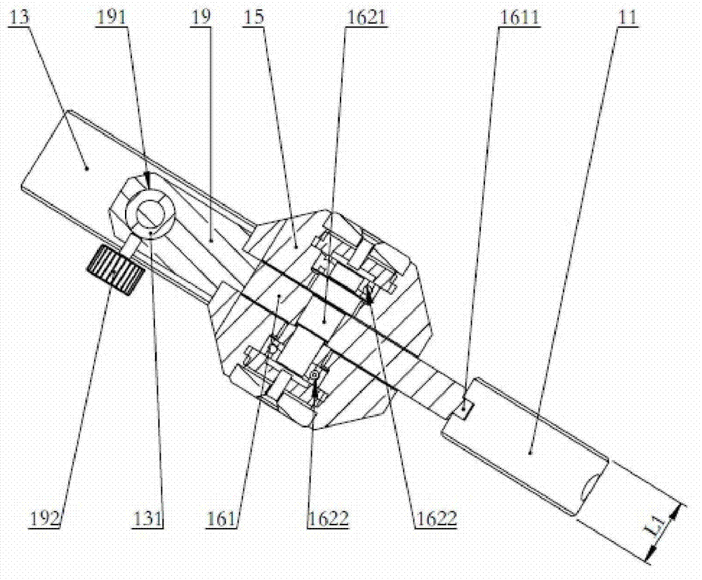 Pitch variation measuring device for large-size straight toothed spur gear