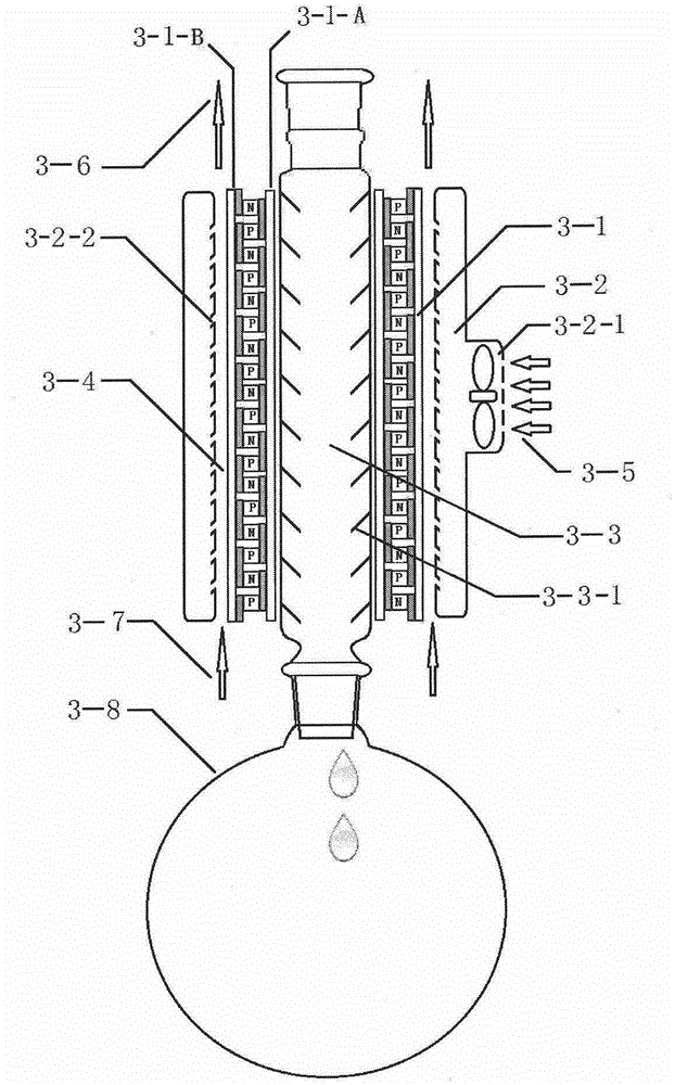 Externally-cooled electronic condenser