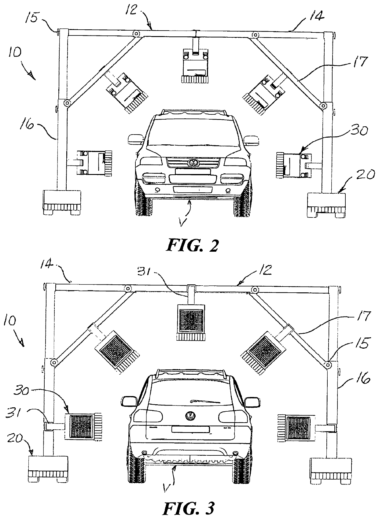 Vehicle surface scanning system