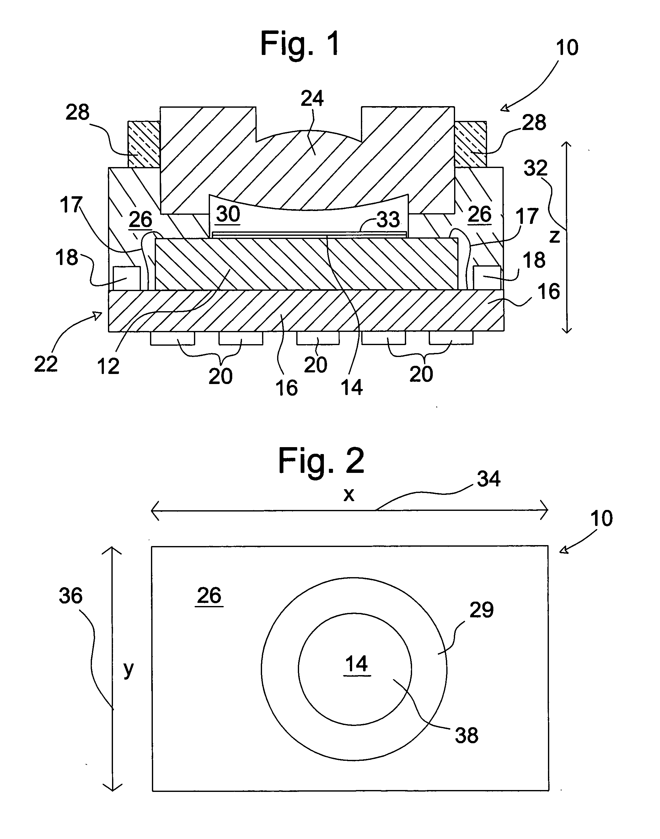 Integrated lens and chip assembly for a digital camera