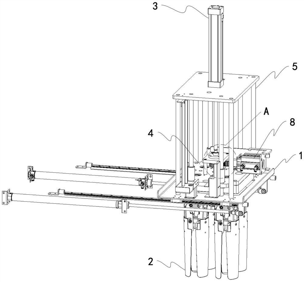 Bottle discharging machine for tea fermentation bottles