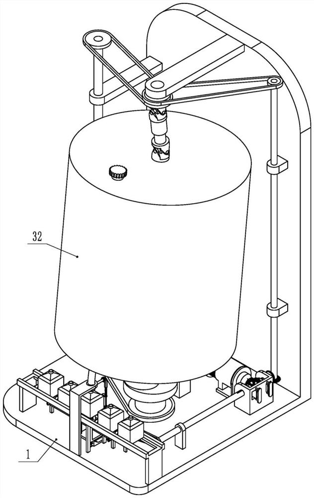 Efficient mixing device for disinfectant production