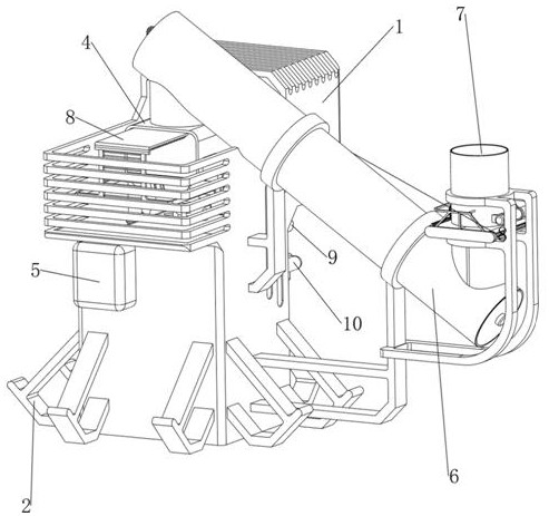 A continuous feeding equipment for petroleum coke calcination that can reduce dust pollution