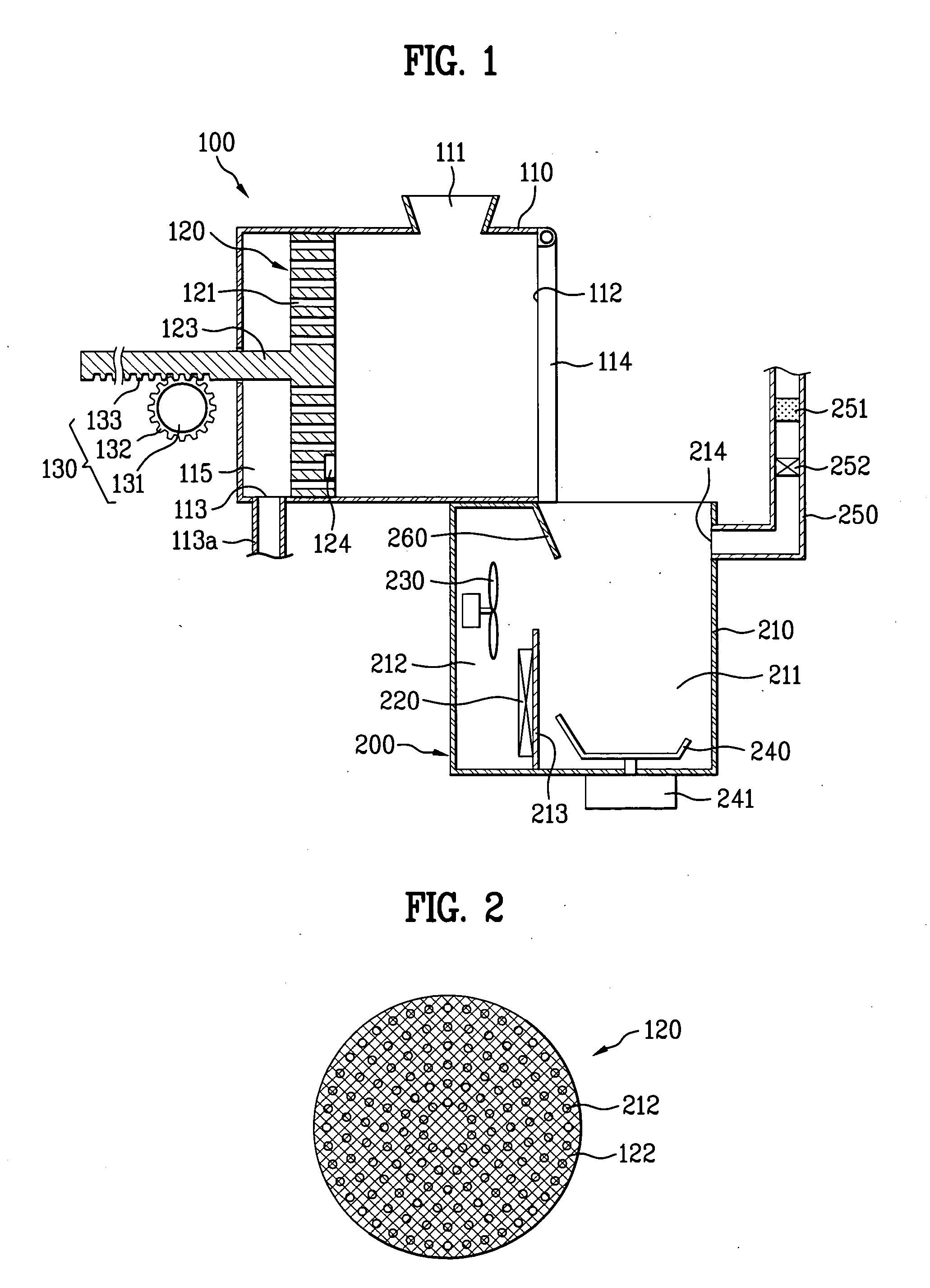 Apparatus for processing oranic substance