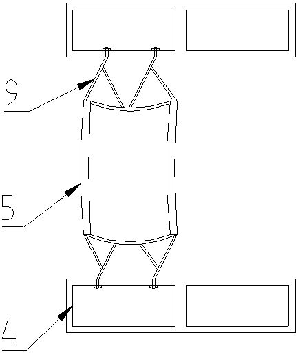 Molding device for special-shaped glass tempering production line