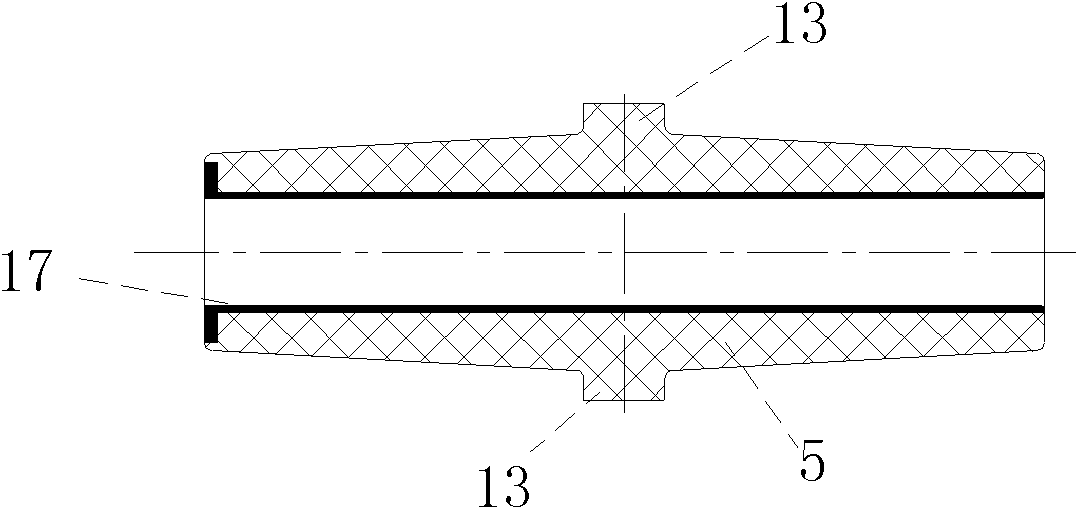 35kV shielding type separable connector and expansion method thereof