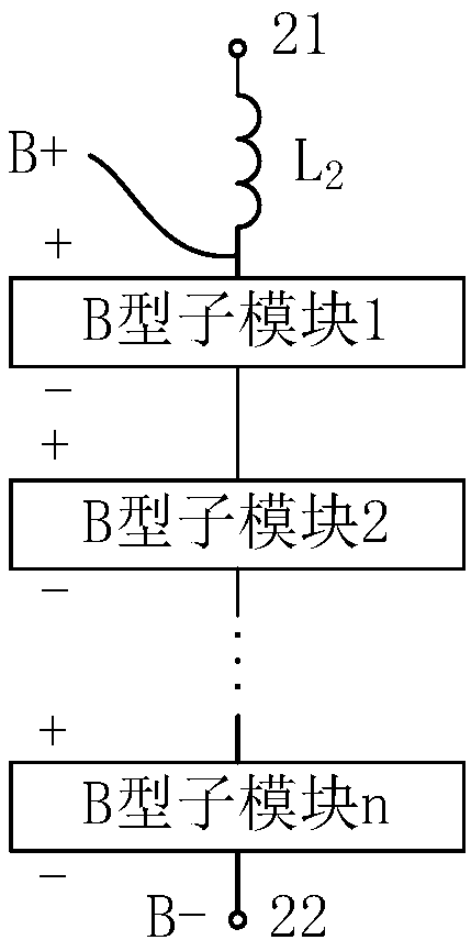 Zigzag connection soft switching hybrid-type multi-level DC interconnection current transformer