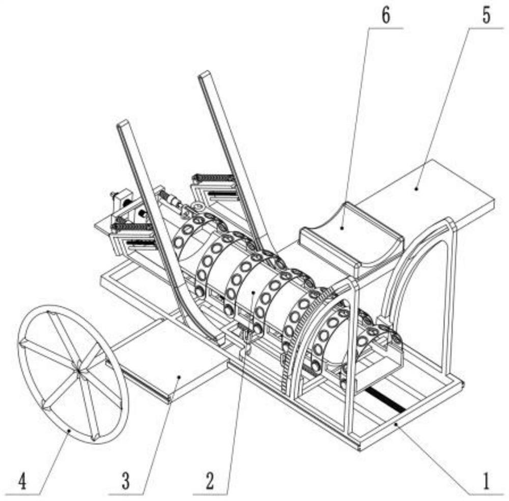 Orthopedic traction training device for postoperative rehabilitation