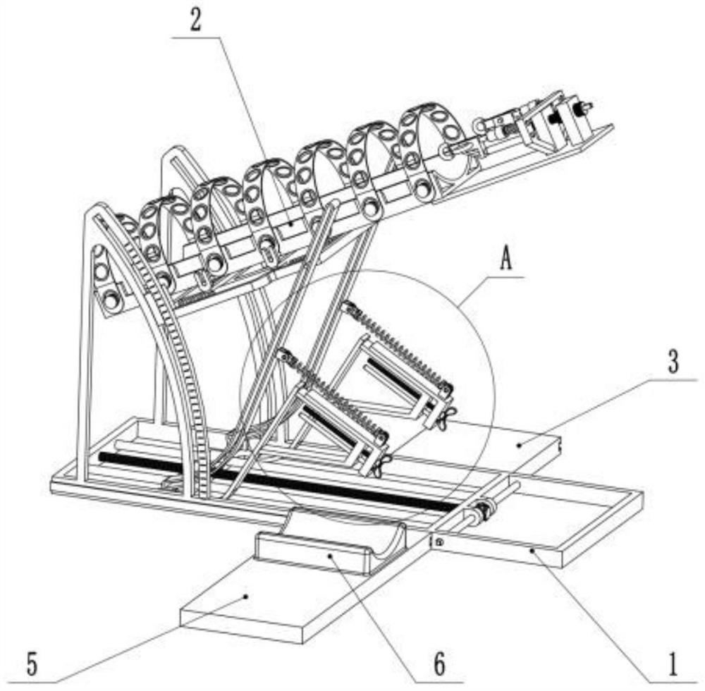 Orthopedic traction training device for postoperative rehabilitation