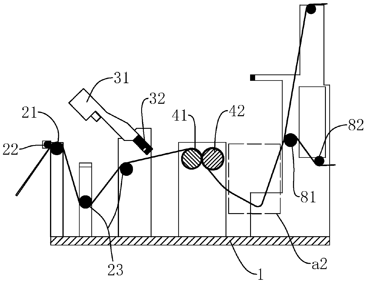 Slitting machine capable of automatically processing defective materials