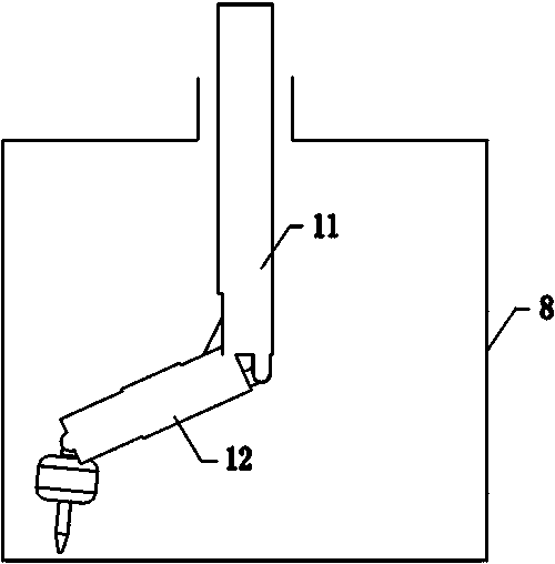 Carving machine for cup and vase inner wall carving